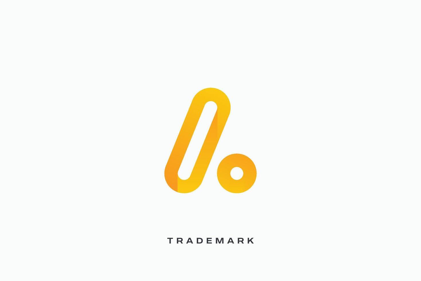 A Letter trademark brand logo vector