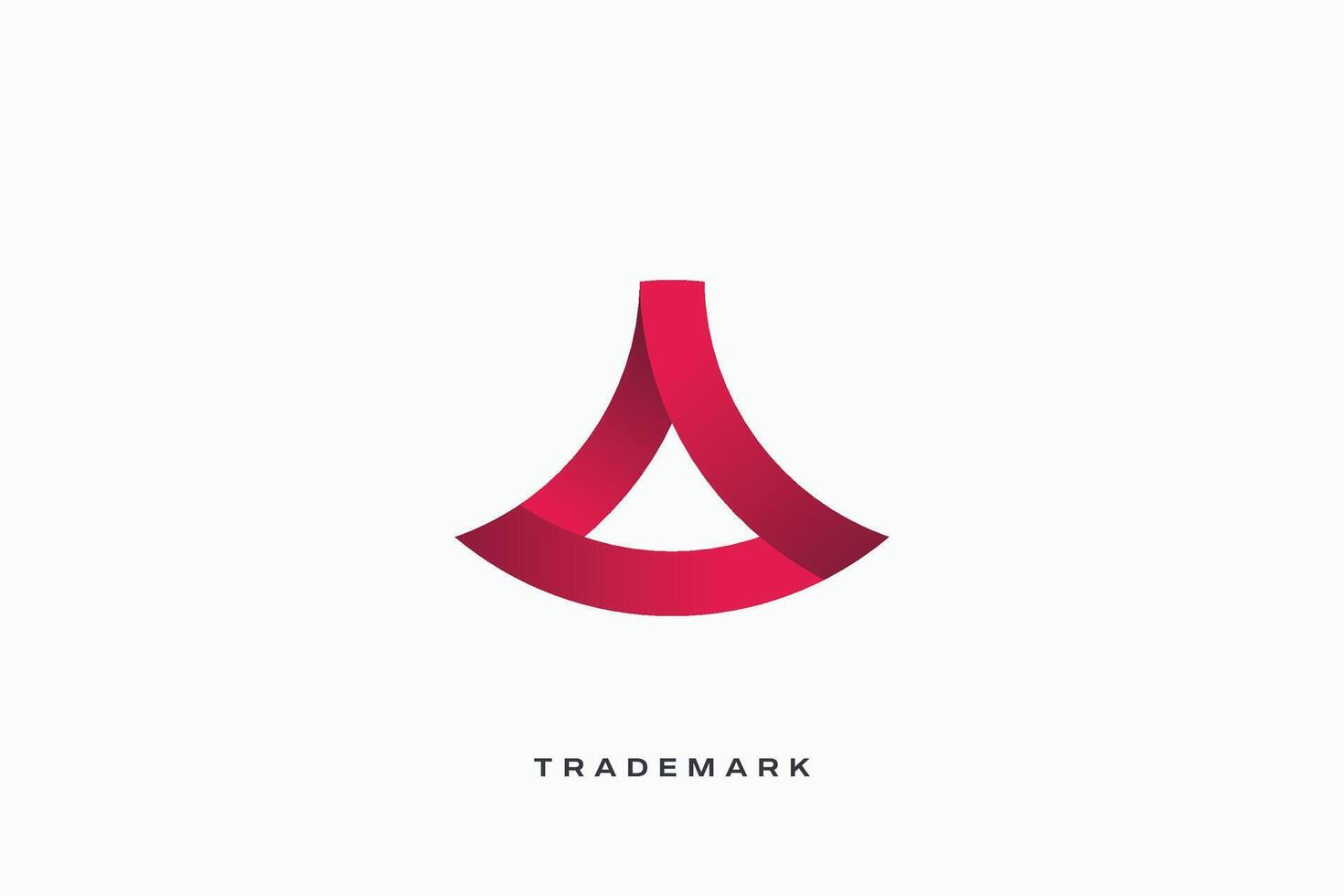 A Letter trademark brand logo vector