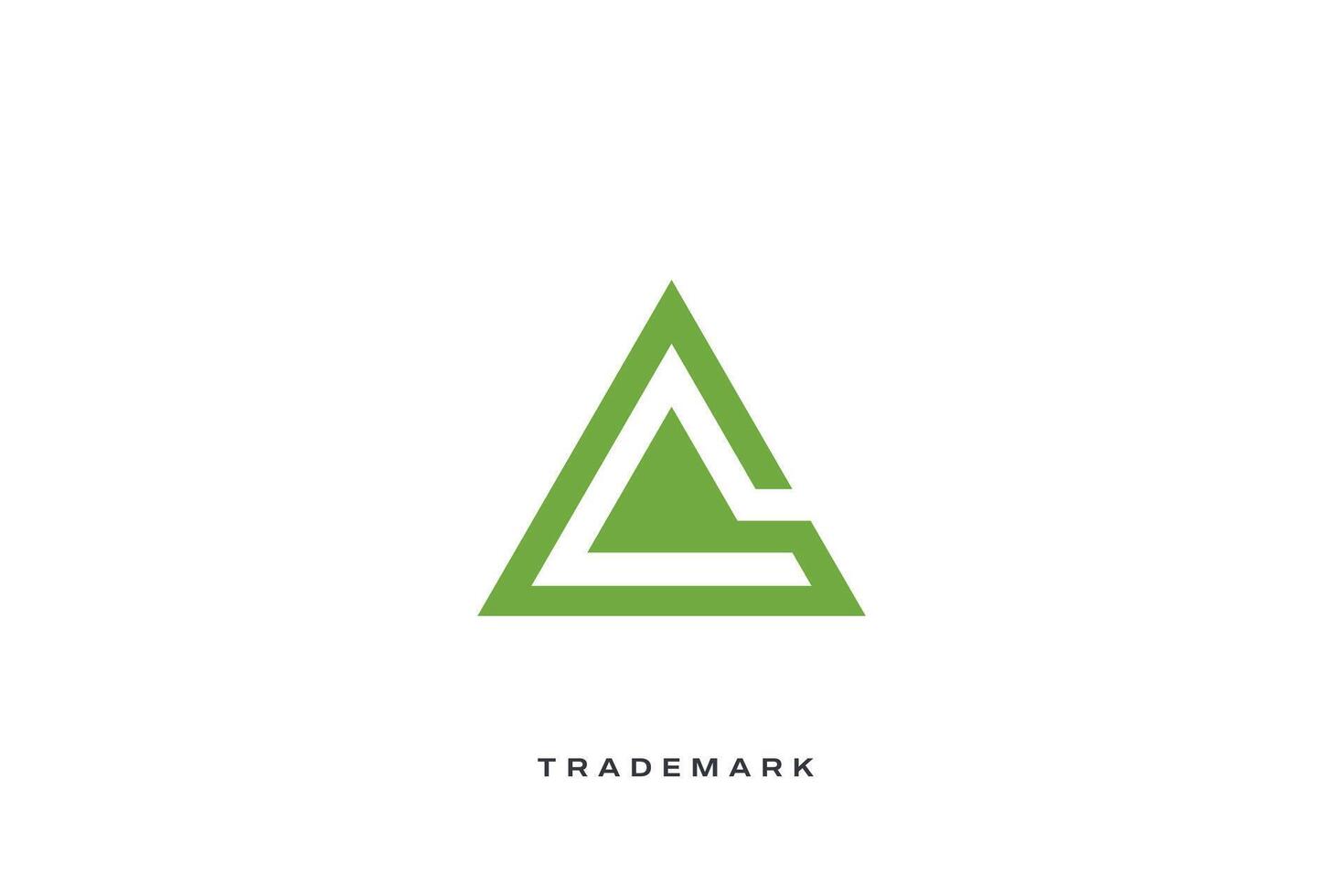 A Letter trademark brand logo vector