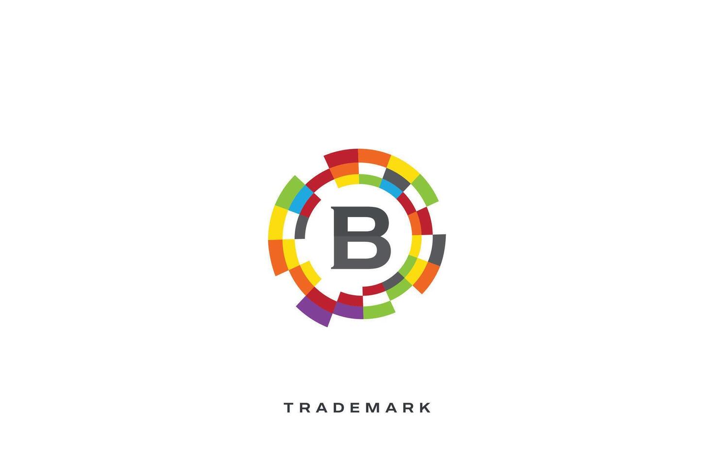 B Letter Trademark Brand Logo vector