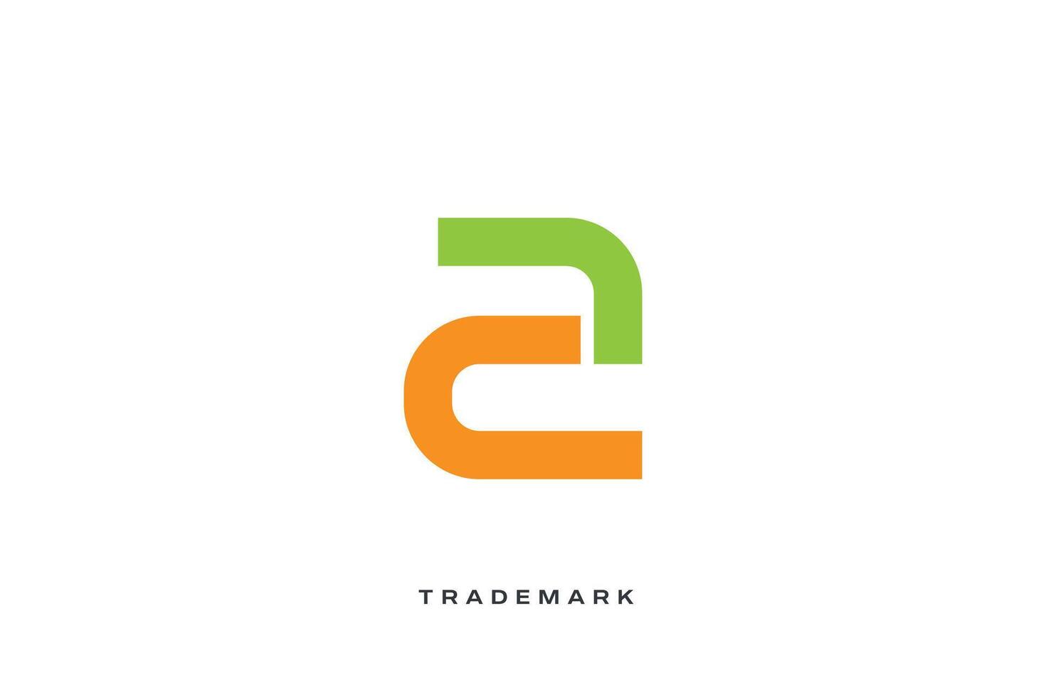 A Letter trademark brand logo vector
