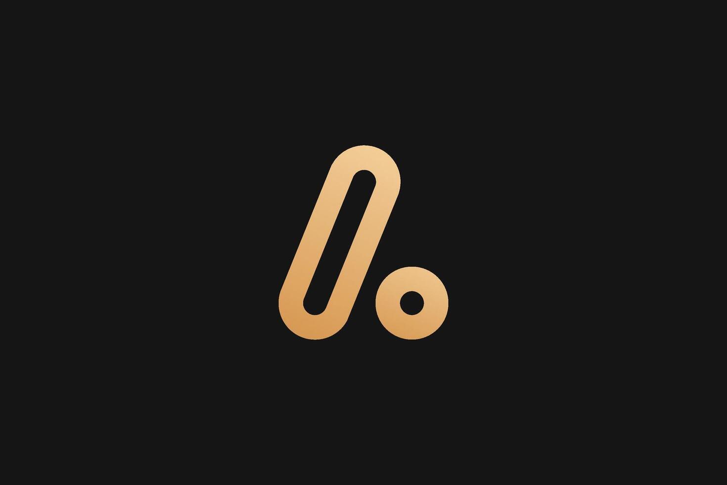 A Letter trademark brand logo vector
