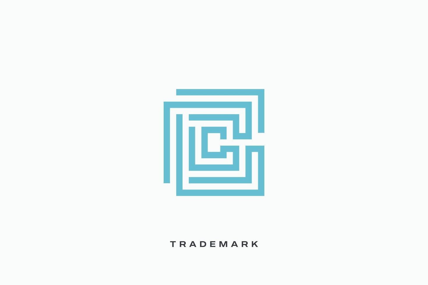 C Letter trademark brand logo vector