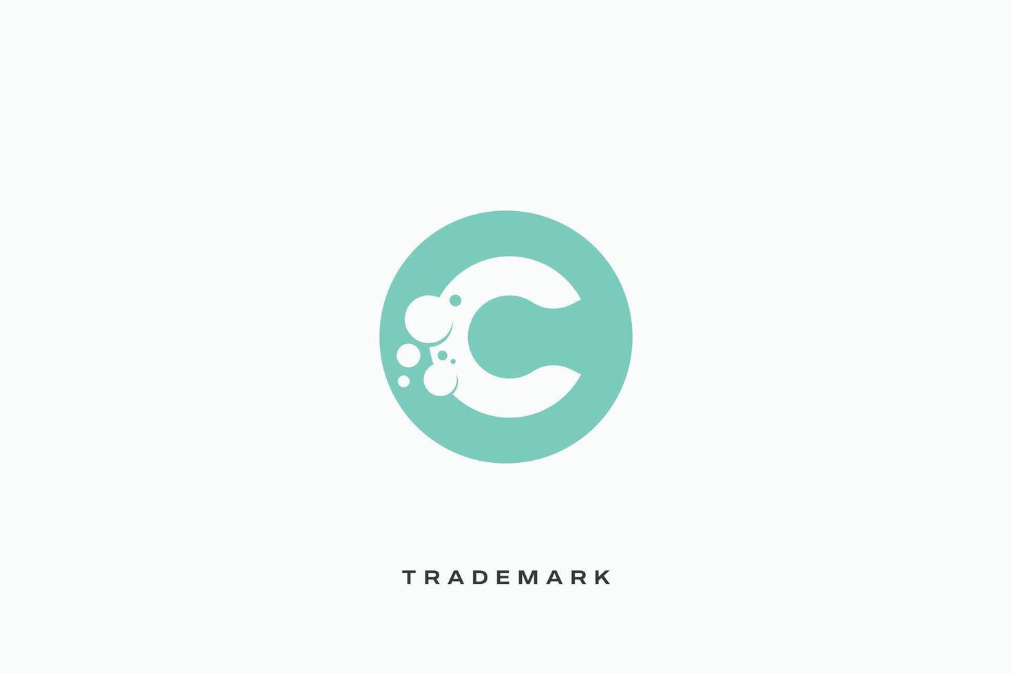 C Letter trademark brand logo vector