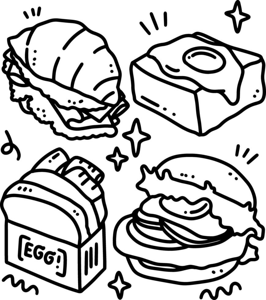 dessert element design for templates. vector