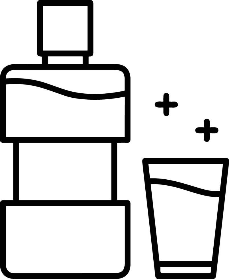 Bottle drink icon symbol image. Illustration of the drink water bottle glass design image vector
