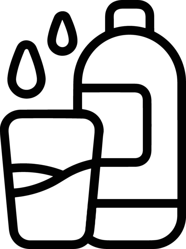 Bottle drink icon symbol image. Illustration of the drink water bottle glass design image vector