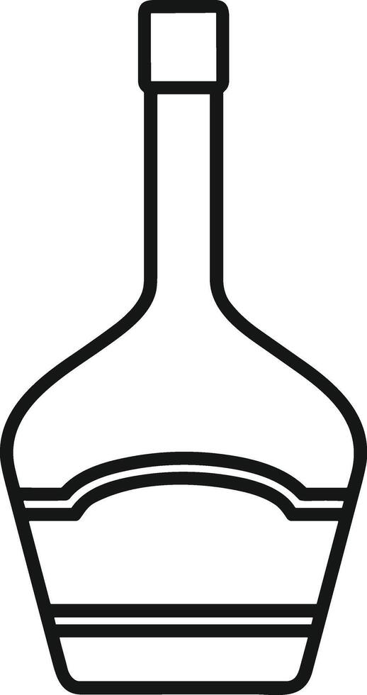 Bottle drink icon symbol image. Illustration of the drink water bottle glass design image vector