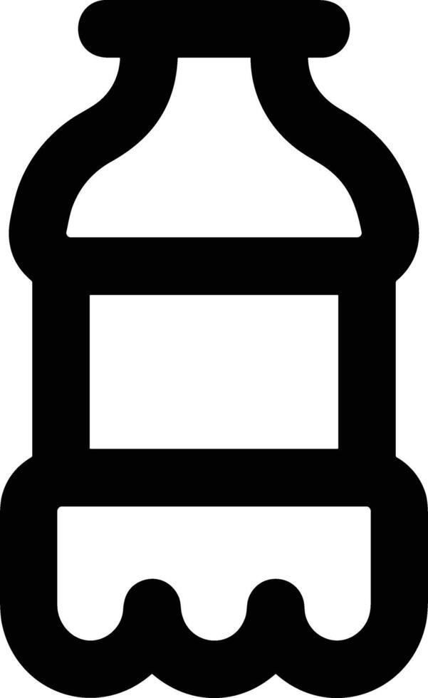 Bottle drink icon symbol image. Illustration of the drink water bottle glass design image vector