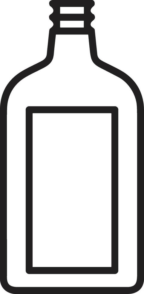 Bottle drink icon symbol image. Illustration of the drink water bottle glass design image vector