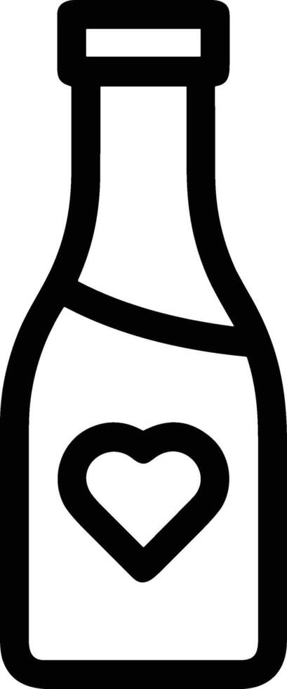 Bottle drink icon symbol image. Illustration of the drink water bottle glass design image vector