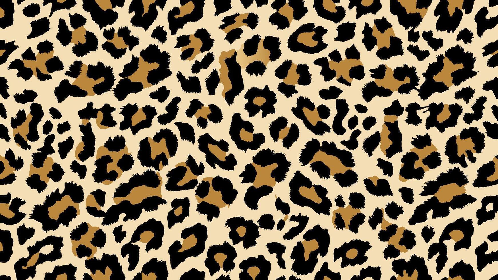 A Seamless Pattern of Leopard Skin Fashion vector