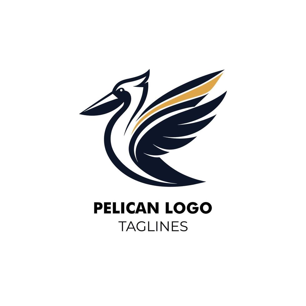 A Pelican Logo vector