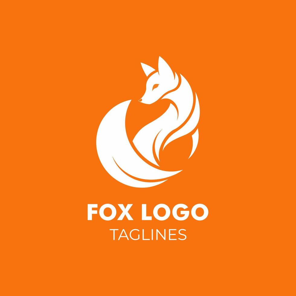 A Minimalist Fox Logo vector