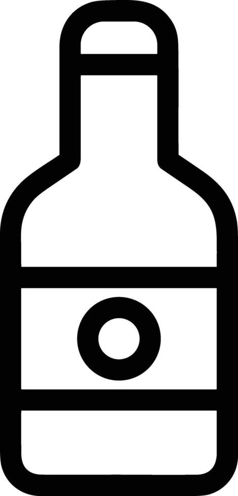 Bottle drink icon symbol image. Illustration of the drink water bottle glass design image vector