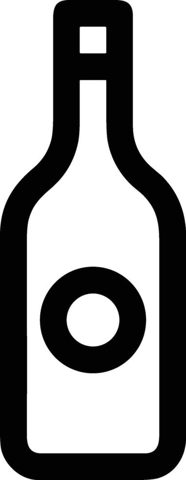Bottle drink icon symbol image. Illustration of the drink water bottle glass design image vector