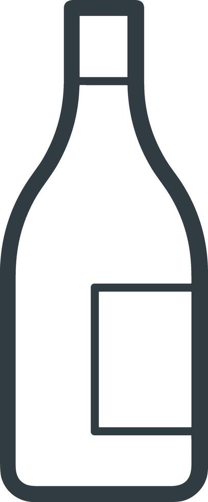 Bottle drink icon symbol image. Illustration of the drink water bottle glass design image vector
