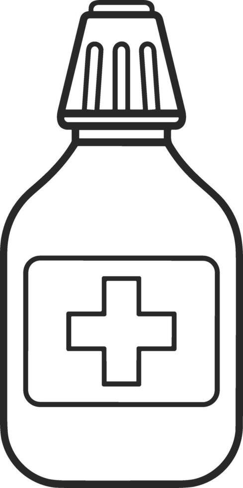 Bottle drink icon symbol image. Illustration of the drink water bottle glass design image vector