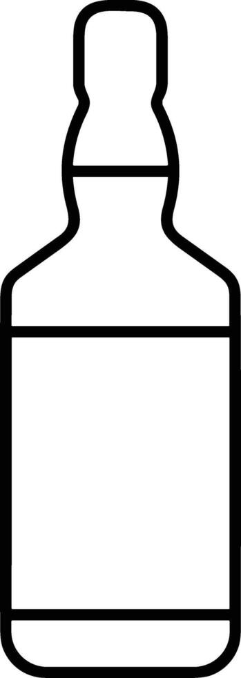 Bottle drink icon symbol image. Illustration of the drink water bottle glass design image vector