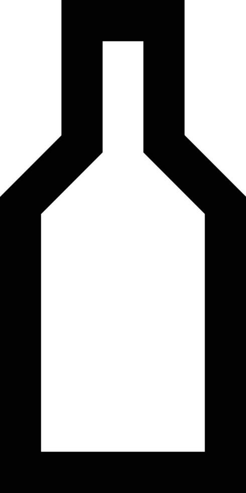 Bottle drink icon symbol image. Illustration of the drink water bottle glass design image vector