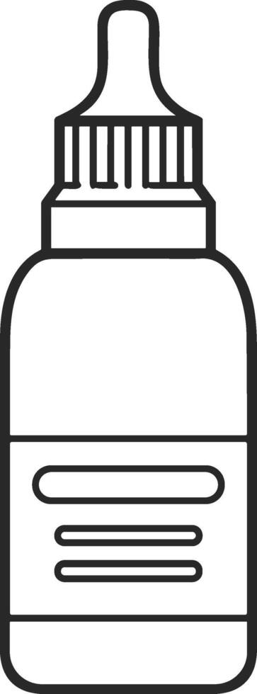 Bottle drink icon symbol image. Illustration of the drink water bottle glass design image vector