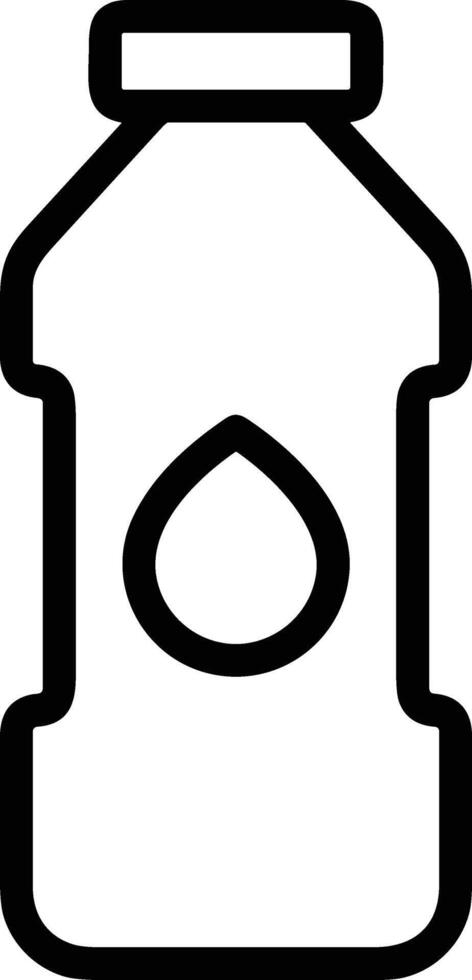 Bottle drink icon symbol image. Illustration of the drink water bottle glass design image vector