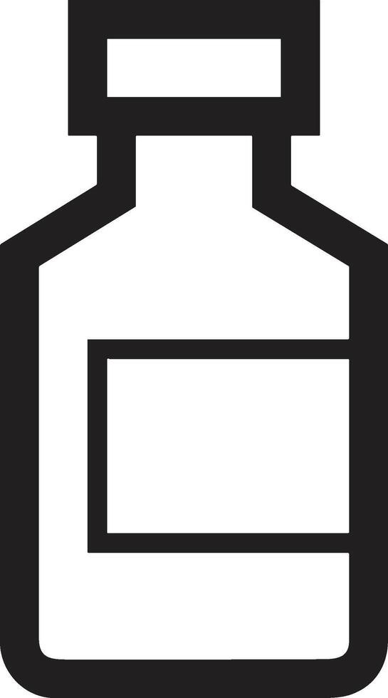 Bottle drink icon symbol image. Illustration of the drink water bottle glass design image vector