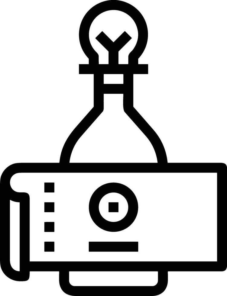 Bottle drink icon symbol image. Illustration of the drink water bottle glass design image vector