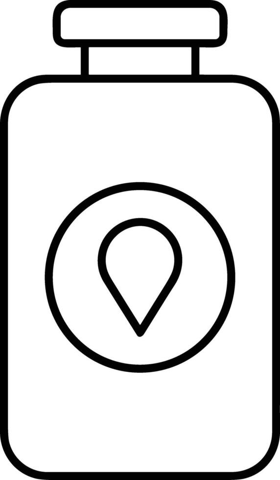 Bottle drink icon symbol image. Illustration of the drink water bottle glass design image vector