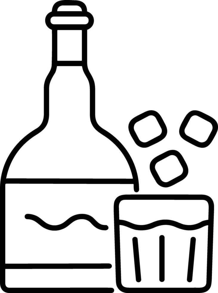 Bottle drink icon symbol image. Illustration of the drink water bottle glass design image vector