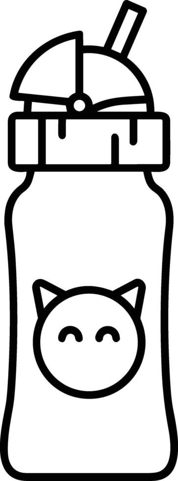 Bottle drink icon symbol image. Illustration of the drink water bottle glass design image vector