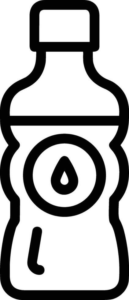 Bottle drink icon symbol image. Illustration of the drink water bottle glass design image vector