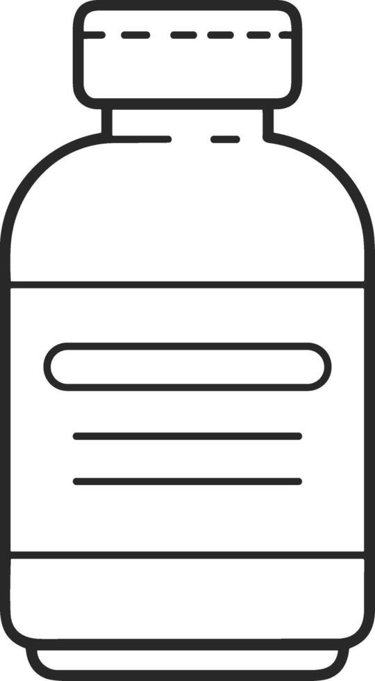 Bottle drink icon symbol image. Illustration of the drink water bottle glass design image vector