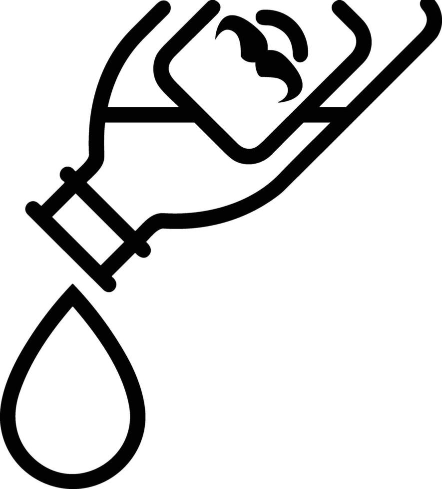Bottle drink icon symbol image. Illustration of the drink water bottle glass design image vector