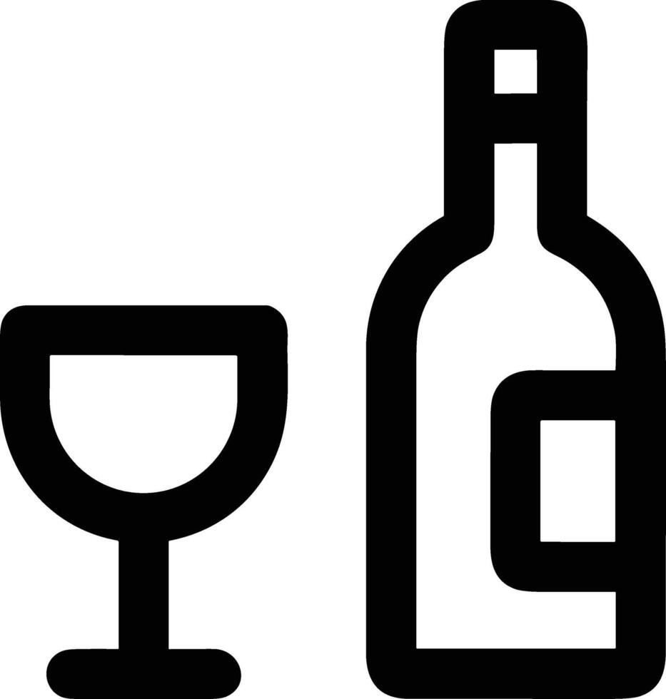 Bottle drink icon symbol image. Illustration of the drink water bottle glass design image vector