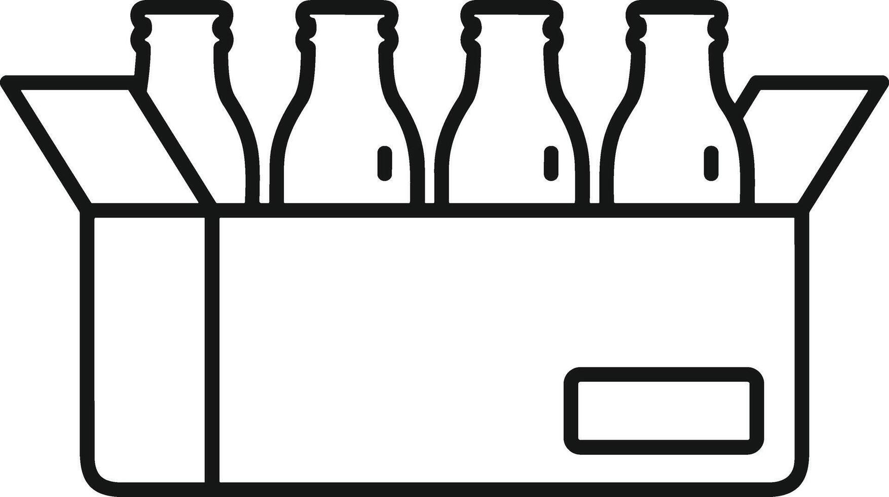 Bottle drink icon symbol image. Illustration of the drink water bottle glass design image vector