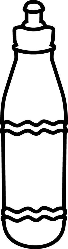 Bottle drink icon symbol image. Illustration of the drink water bottle glass design image vector
