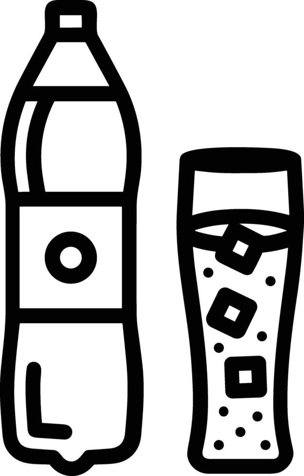 Bottle drink icon symbol image. Illustration of the drink water bottle glass design image vector