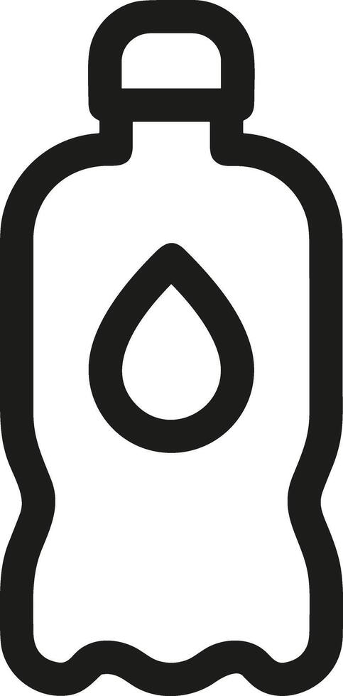 Bottle drink icon symbol image. Illustration of the drink water bottle glass design image vector