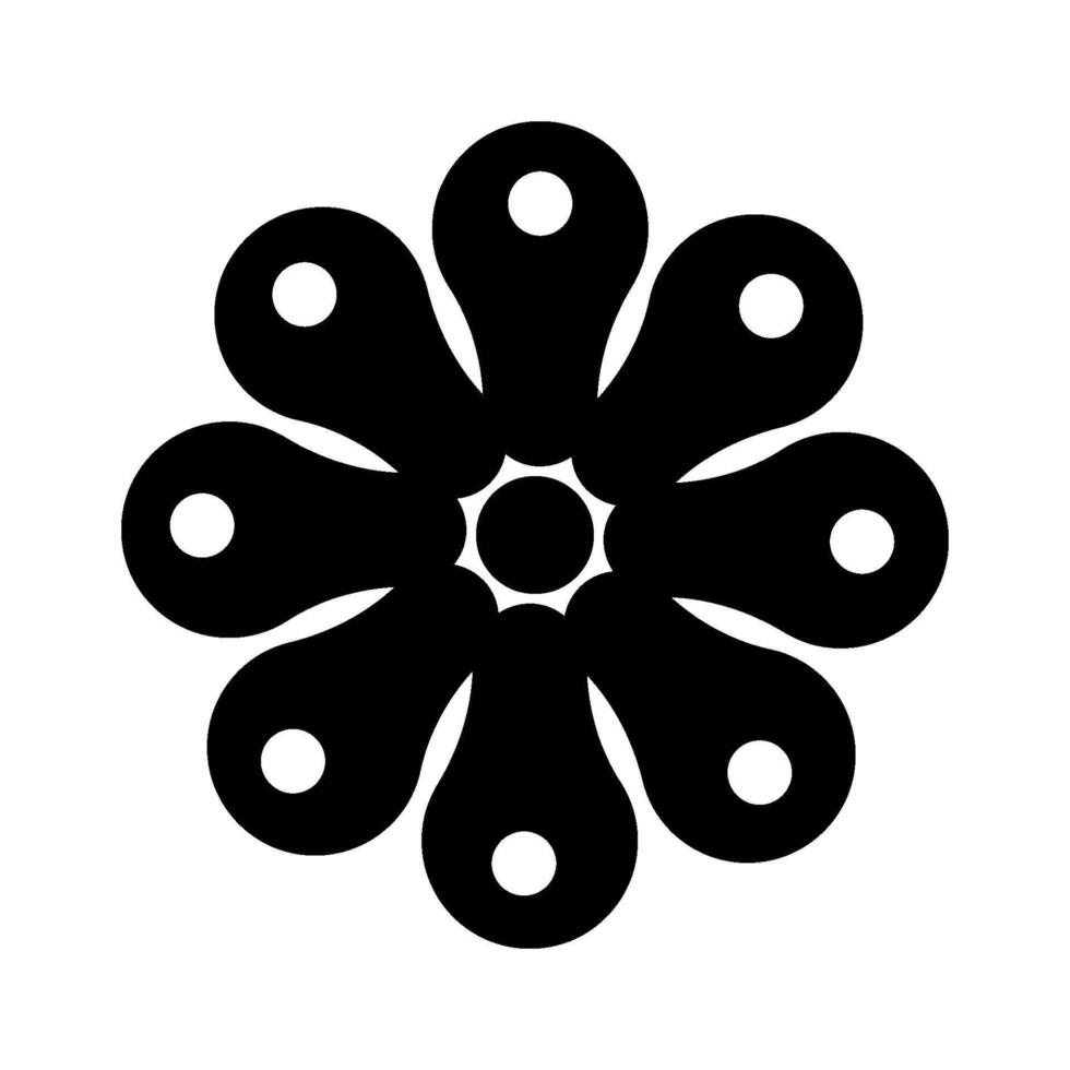 flower icon illustration vector