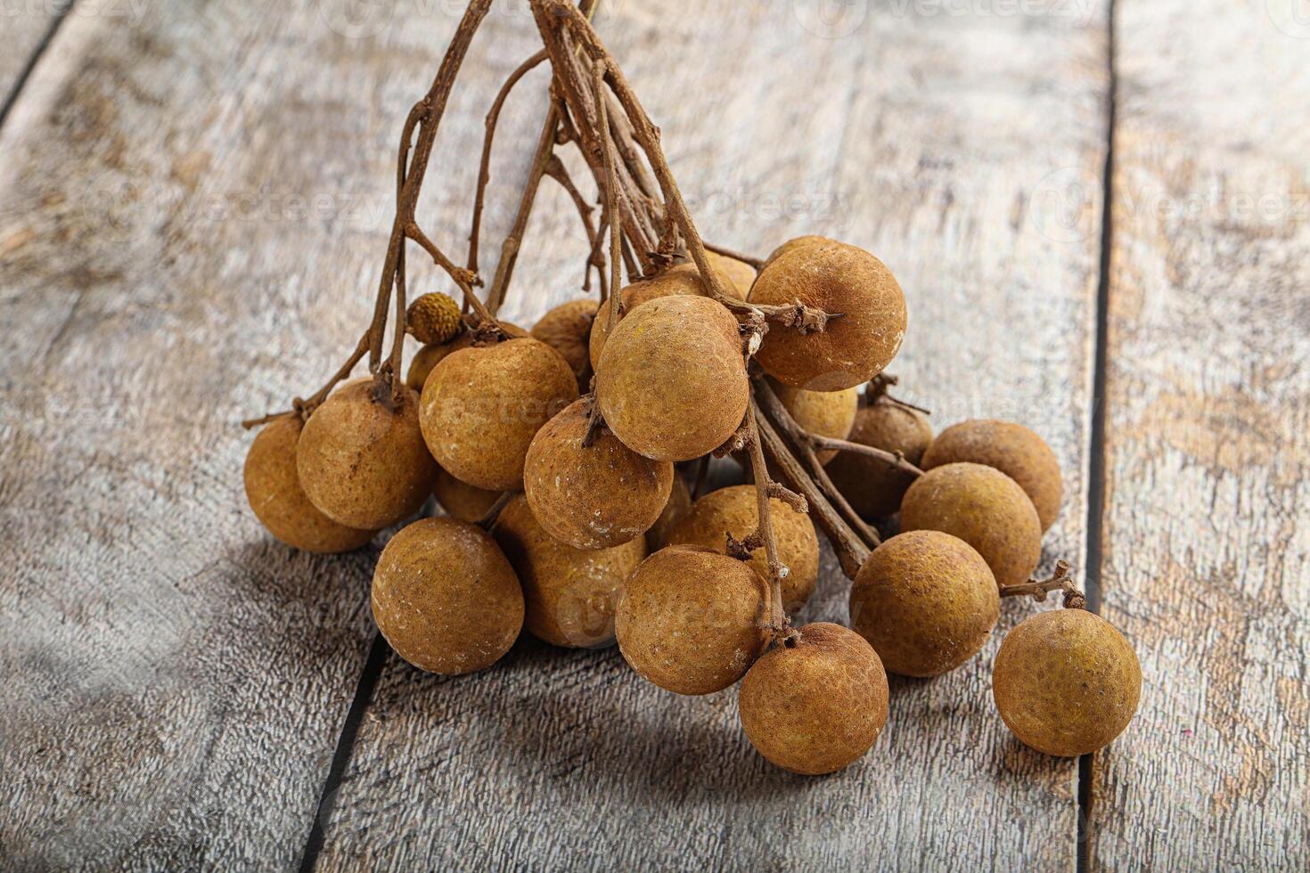 Ripe sweet tropical Longan fruit photo