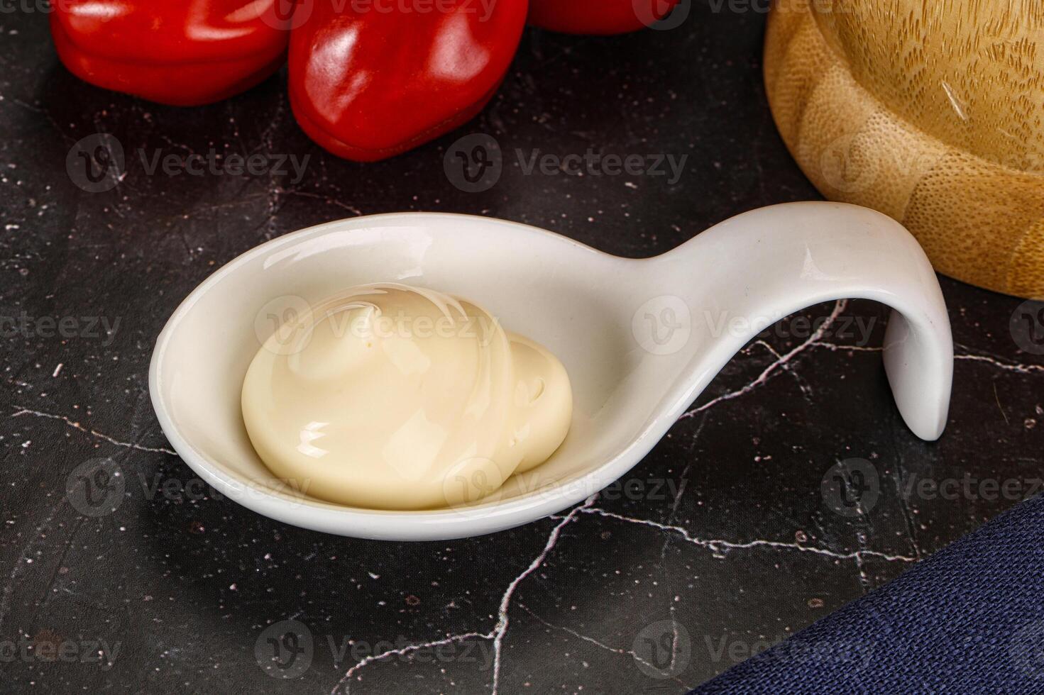 Creamy dip dressing sauce Mayonnaise photo