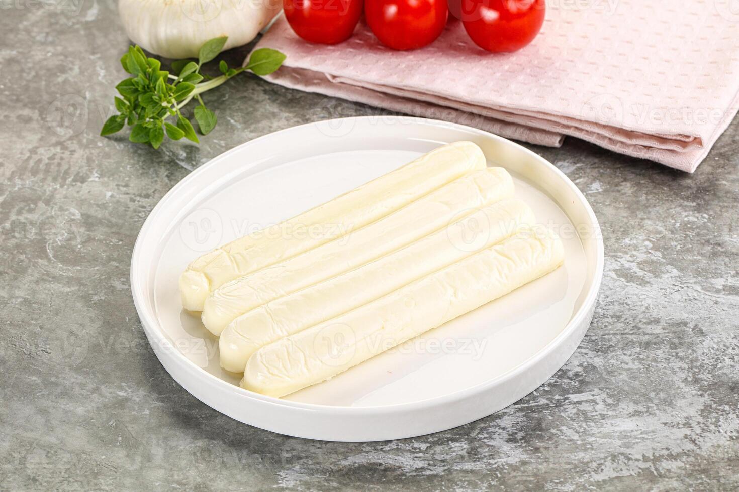 Mozzarella cheese stick heap snack photo
