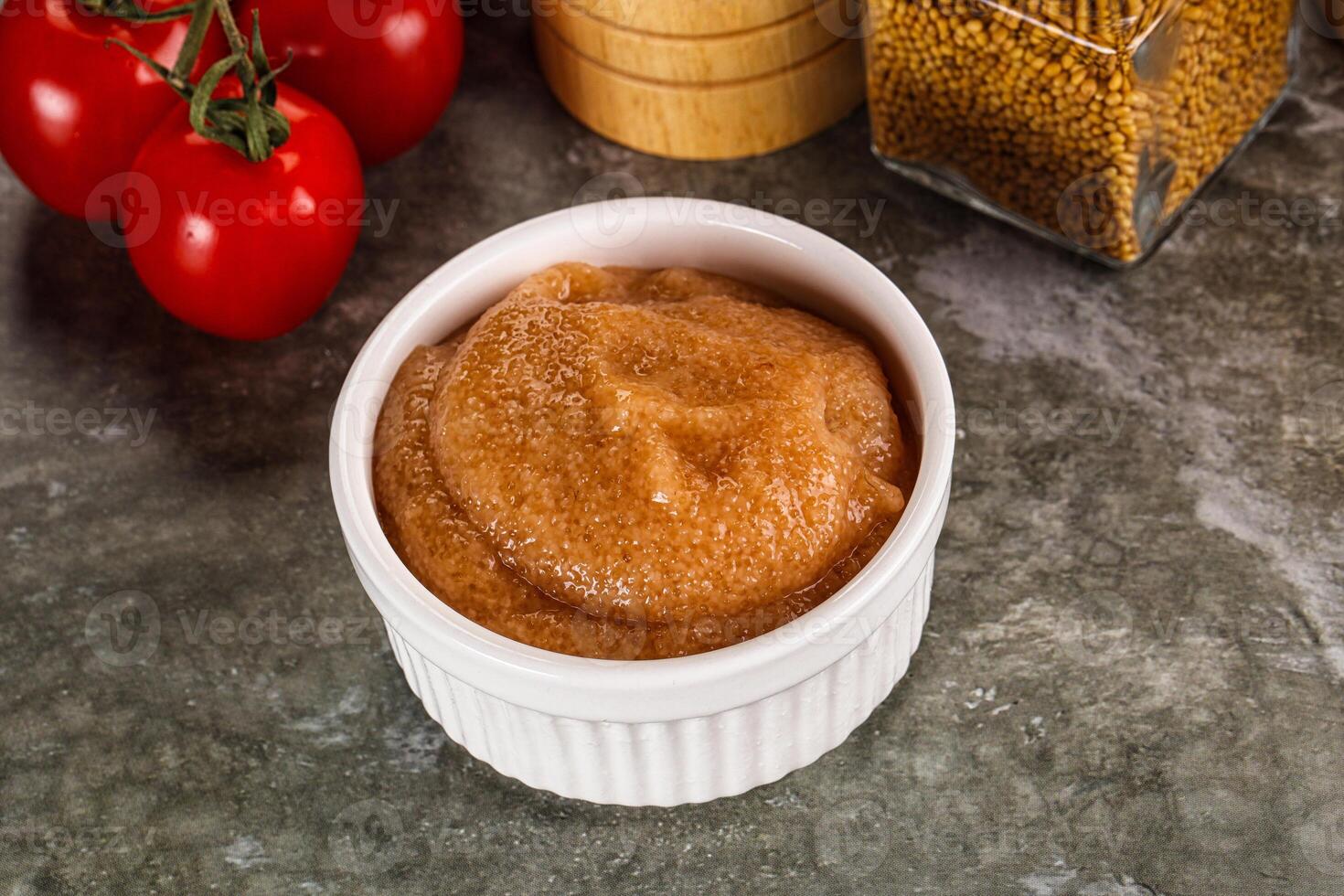 Cod fish roe snack in the bowl photo