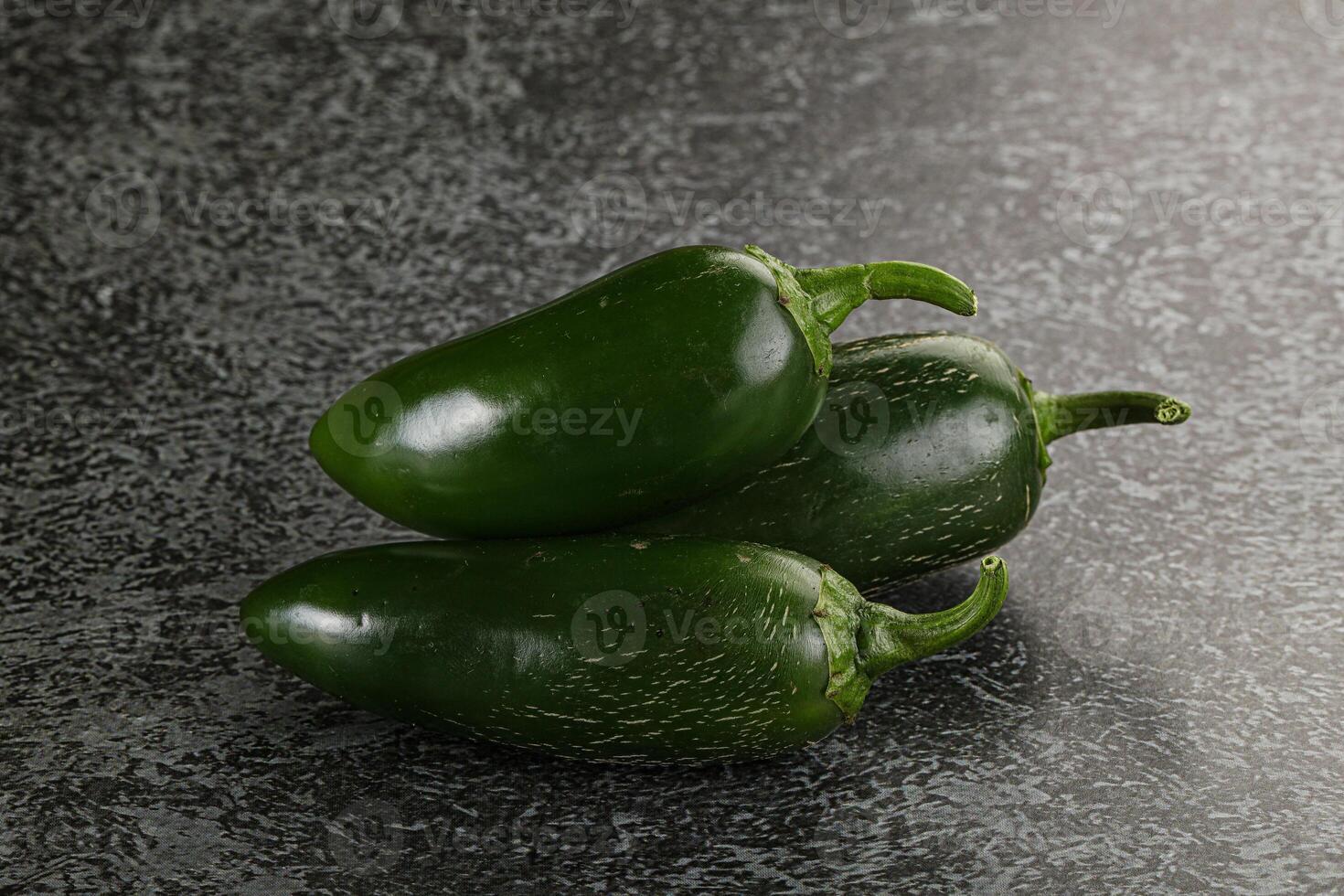 Raw green Mexican jalapeno pepper photo