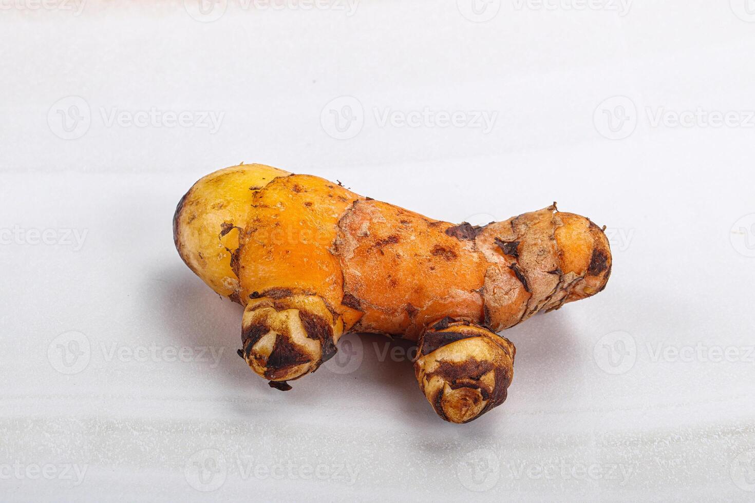 Fresh curcuma root for cooking photo