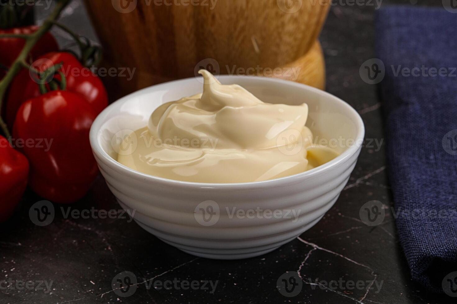 Creamy dip dressing sauce Mayonnaise photo
