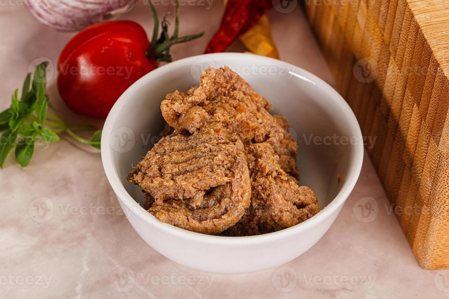 Liver Pate spread in the bowl photo