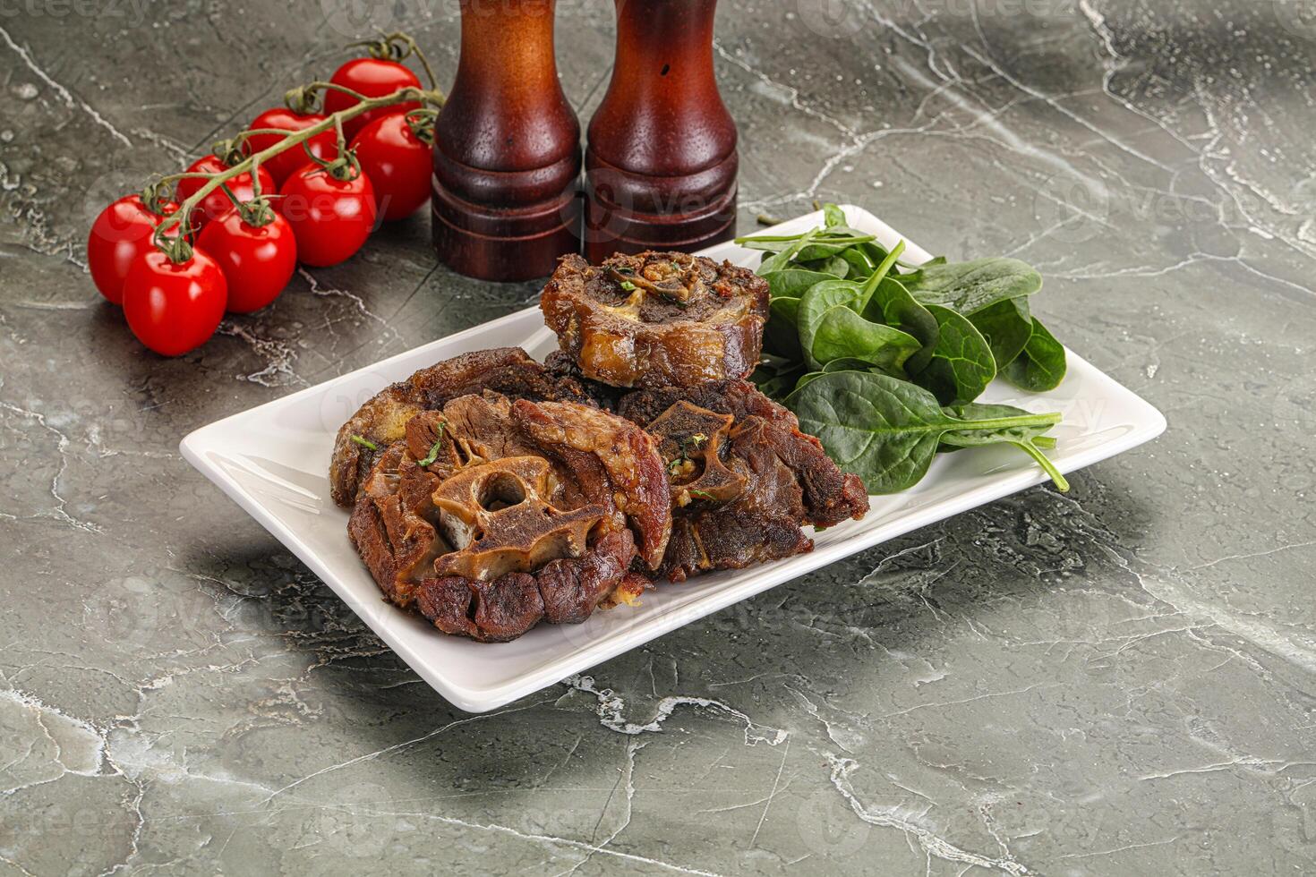 Grilled Lamb neck with spices photo