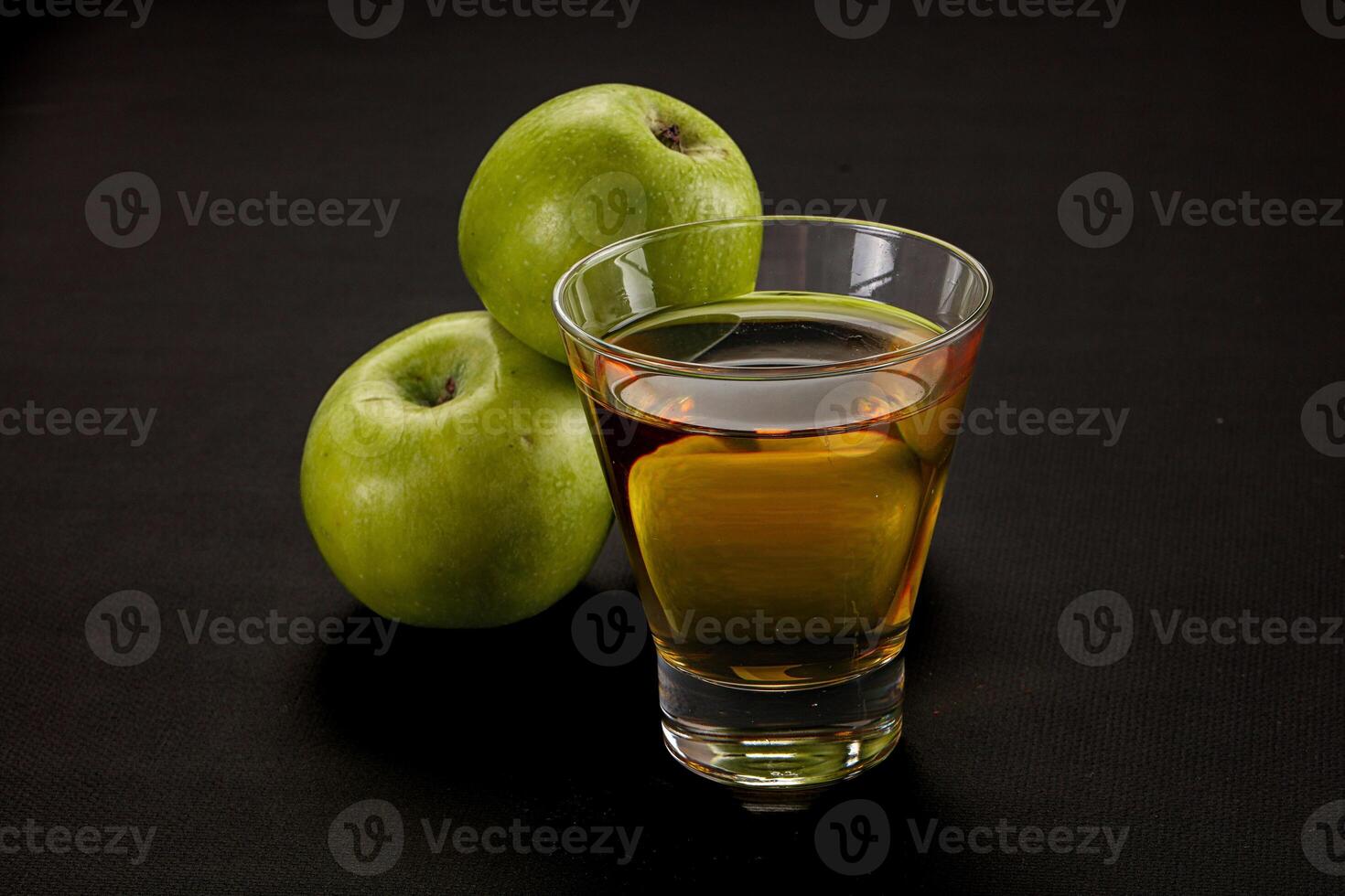 Fresh sweet natural apple juice photo